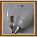 2.5W E27 C35 LED Torpedo Chandelier Bulb replace incandescent bulbs